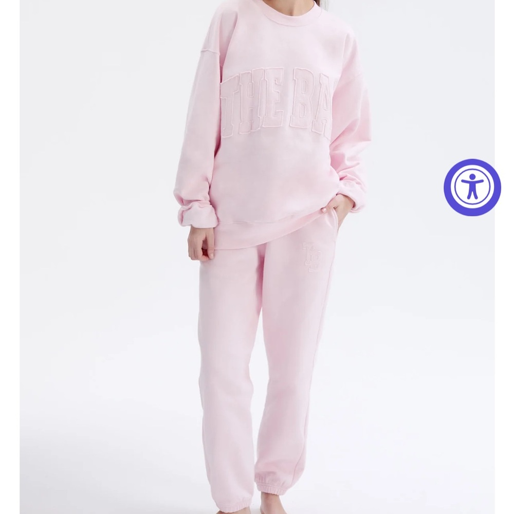 The Bar Light Pink Joggers heritage collection